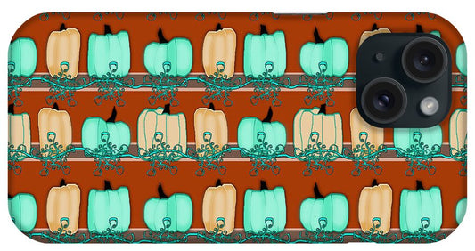Bluegreen pumpkins - Phone Case
