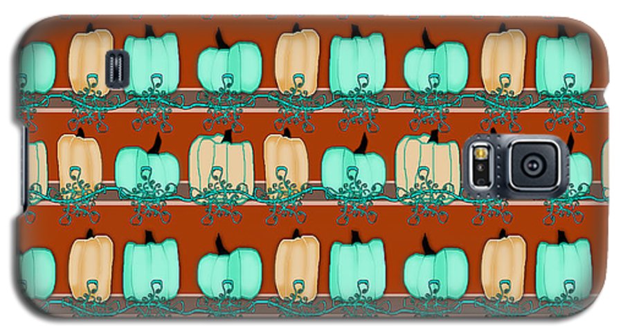 Bluegreen pumpkins - Phone Case