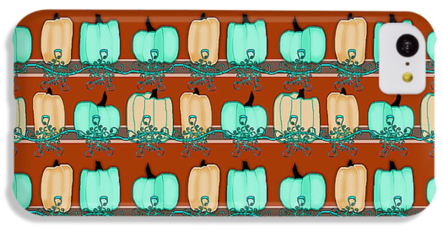 Bluegreen pumpkins - Phone Case