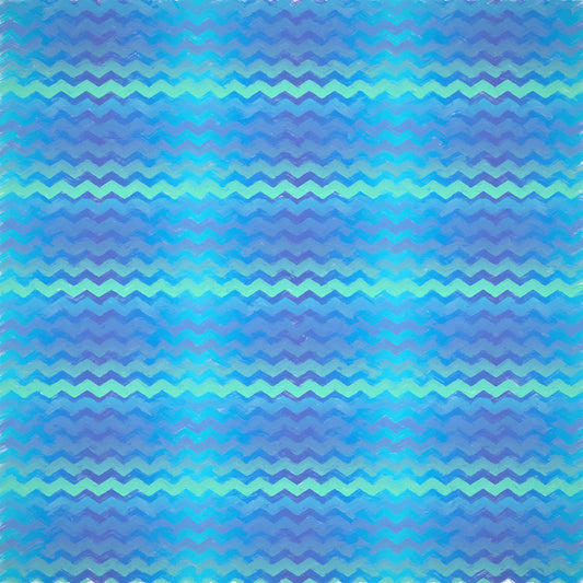 Blue Green Mermaid Stripes Digital Image Download