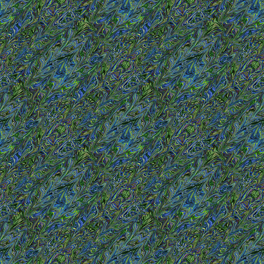 Blue Green Marbling Digital image Download