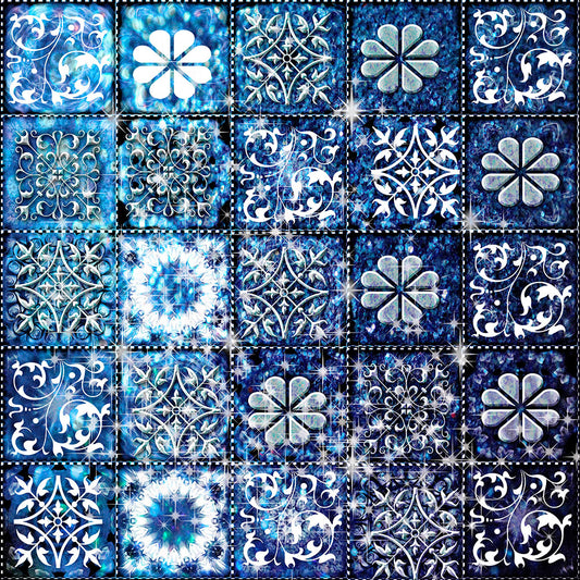 Blue Ice Quilt Digital Image Download