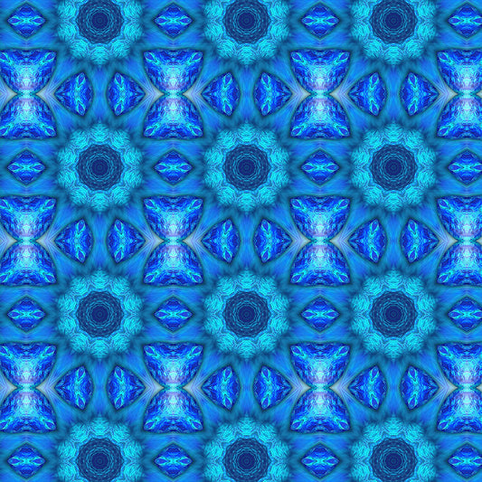 Blue Ocean Kaleidoscope Digital Image Download