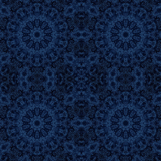 Blue Velvet Kaleidoscope Digital Image Download