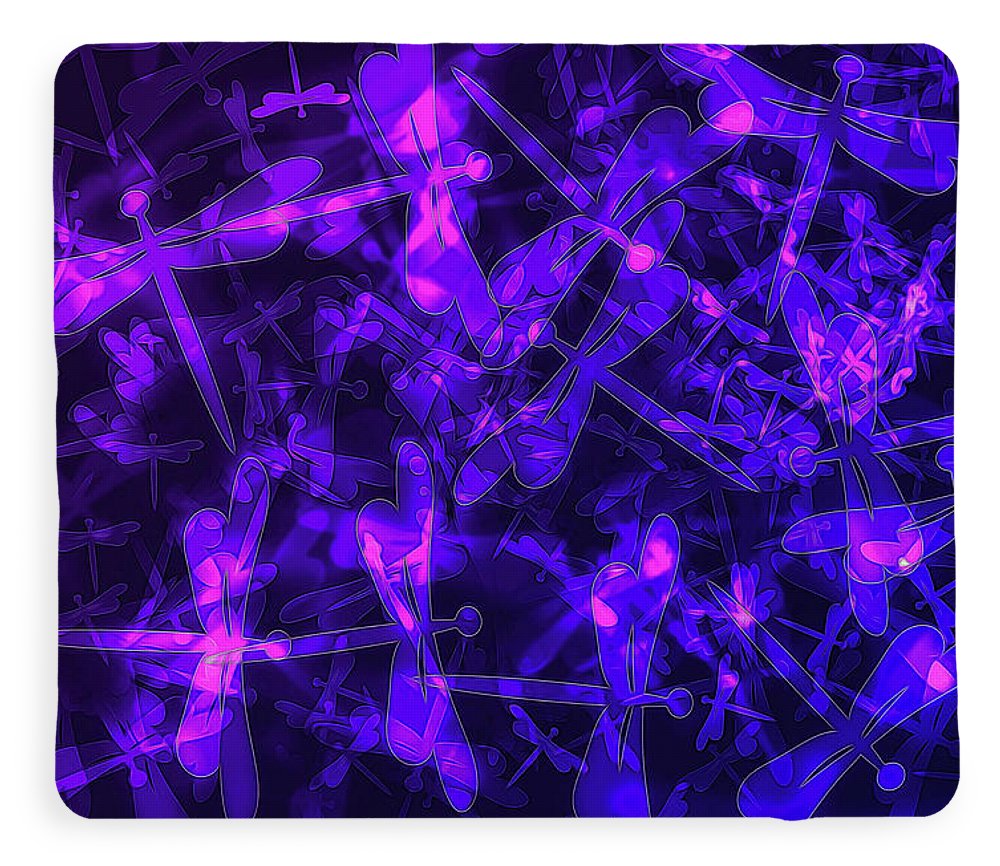 Bokeh Light Dragon Flies - Blanket