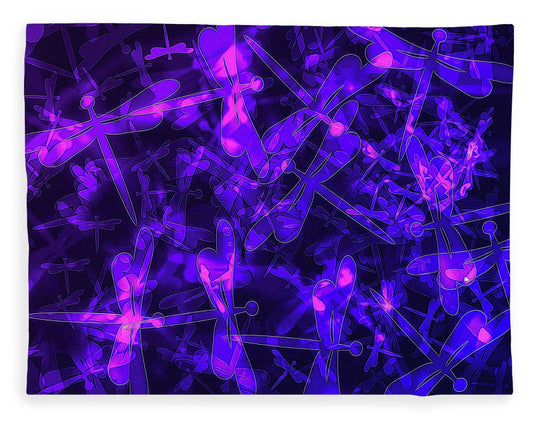 Bokeh Light Dragon Flies - Blanket