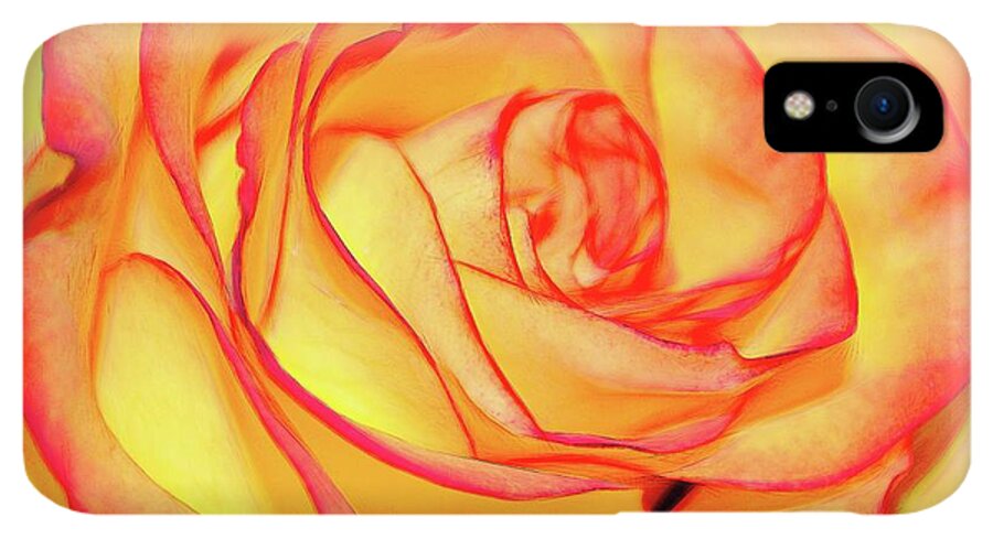 Bright Orange Rose - Phone Case