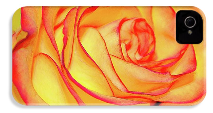 Bright Orange Rose - Phone Case