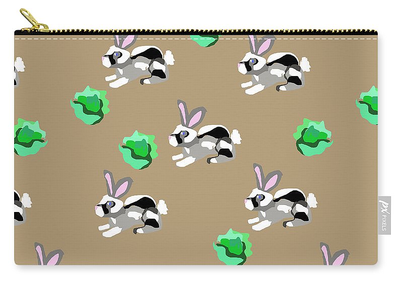 Bunnies Pattern - Carry-All Pouch