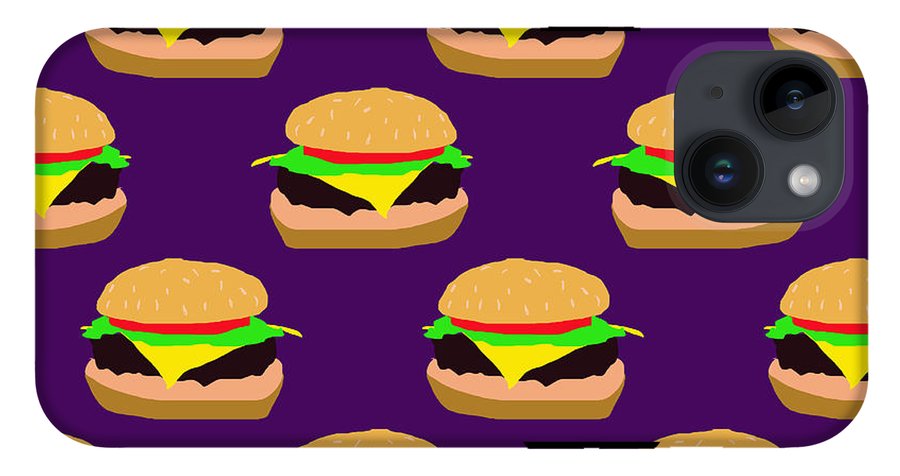Burger Pattern - Phone Case