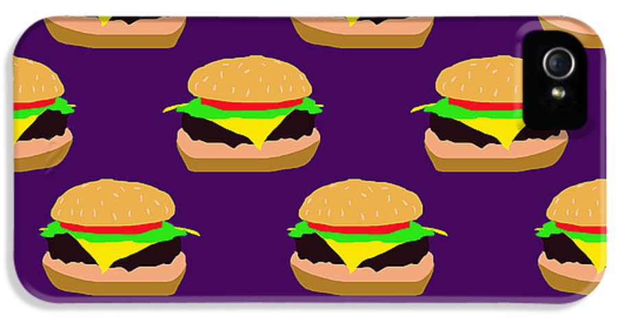 Burger Pattern - Phone Case