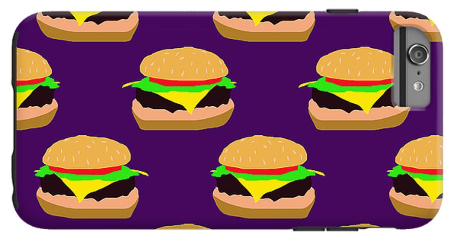 Burger Pattern - Phone Case