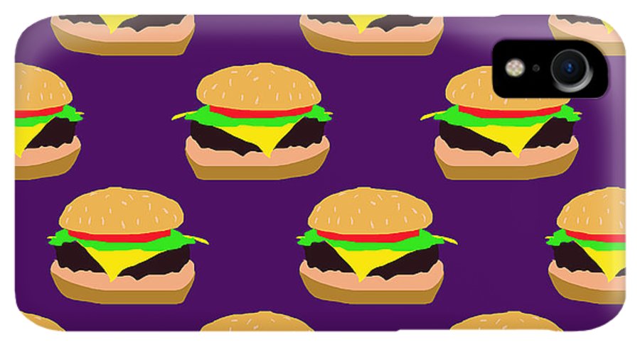 Burger Pattern - Phone Case