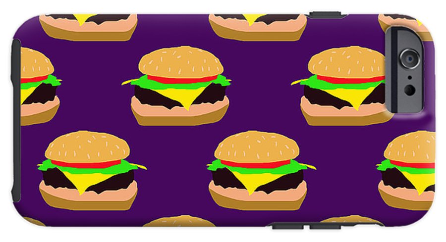Burger Pattern - Phone Case