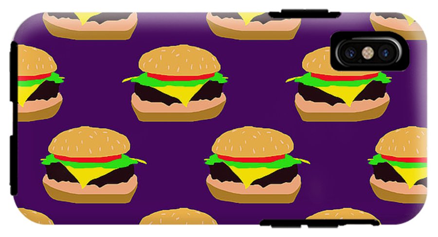 Burger Pattern - Phone Case