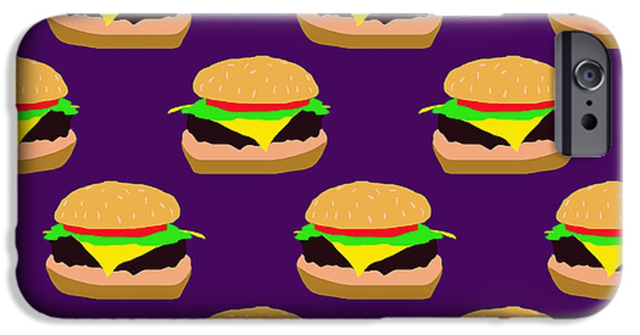 Burger Pattern - Phone Case