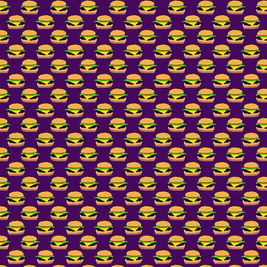Burger Pattern Digital Image Download