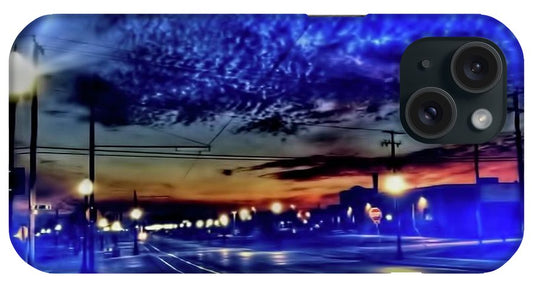 Bus Stop Sunrise - Phone Case