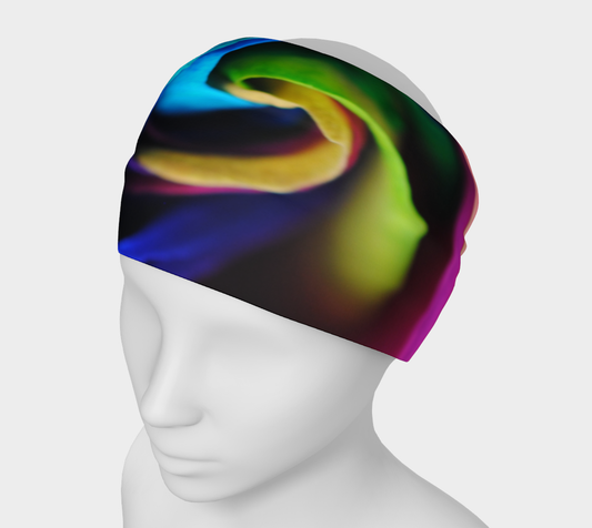 Rainbow Rose 17 Headband