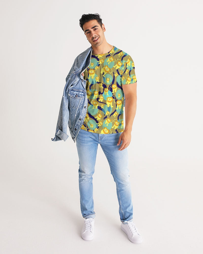 Lion Pattern Men's Tee