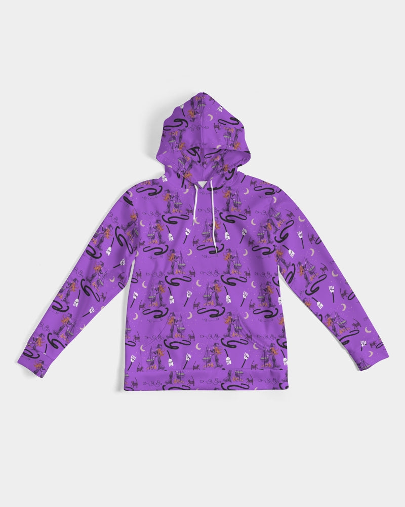 Witch Cat Cauldron Pattern Men's Hoodie