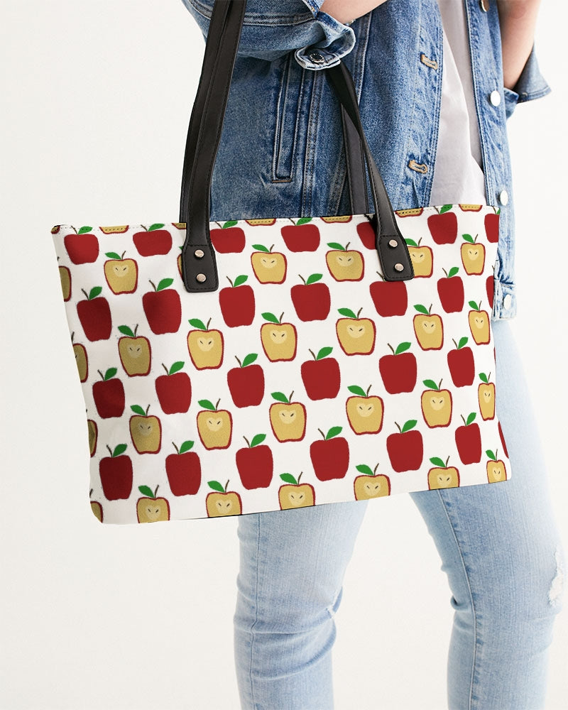 Apple Polkadots Stylish Tote