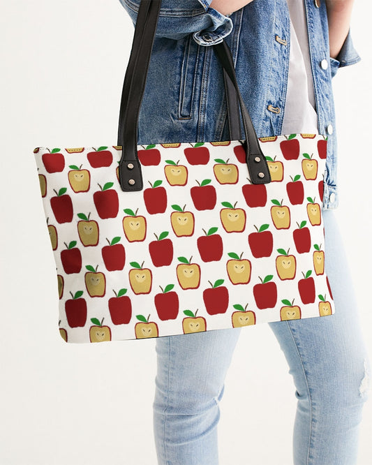 Apple Polkadots Stylish Tote