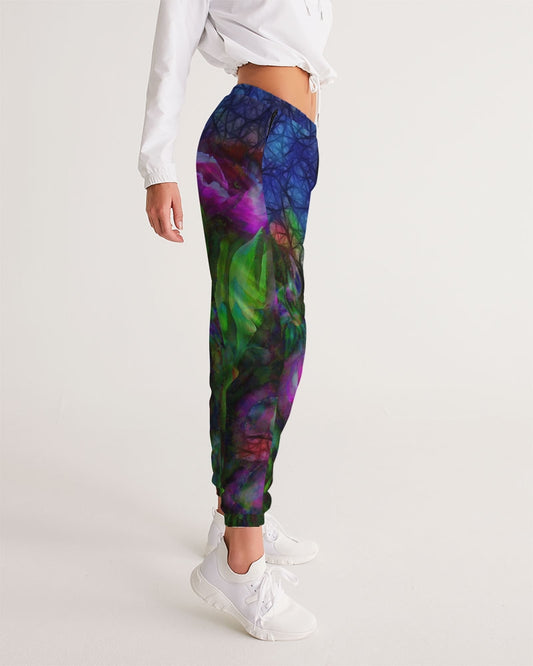 Abstract Pink Carnations Women's Track Pants