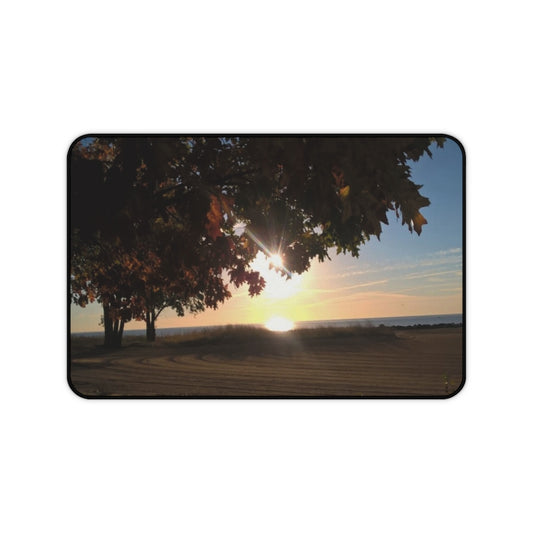 9 O'clock Sunrise Desk Mat