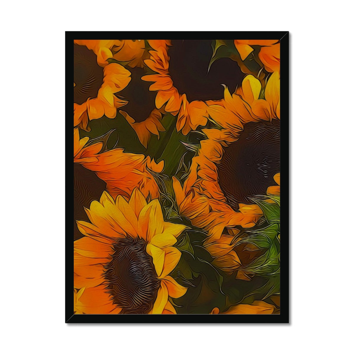 Sunflowers Framed Print