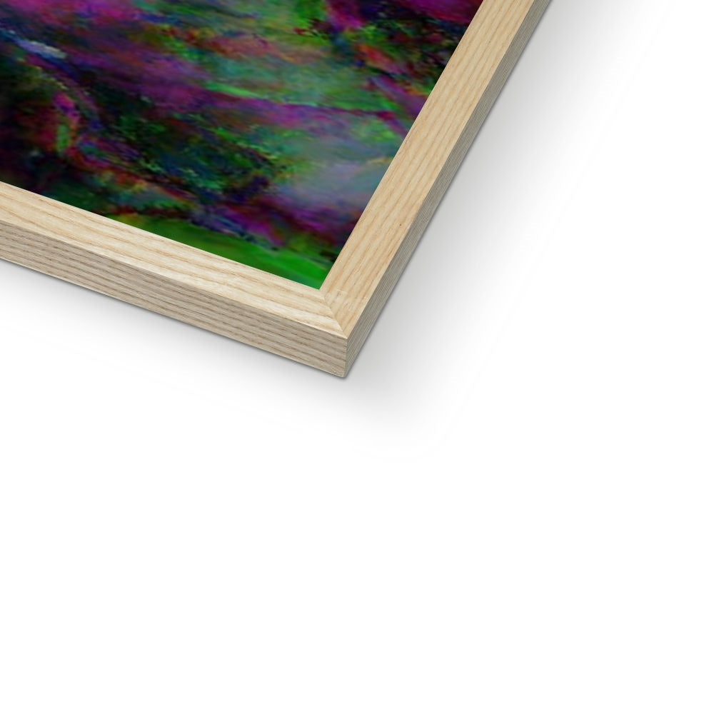 Abstract Pink Carnations Framed Print