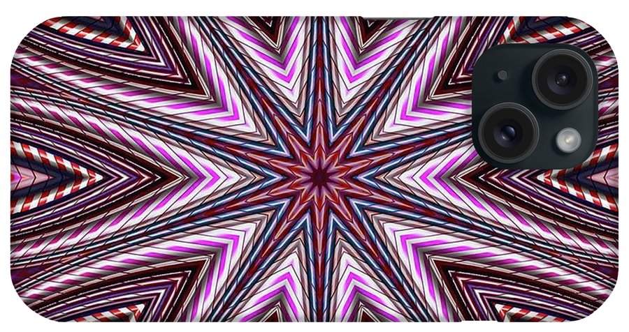 Candy Cane Kaleidoscope - Phone Case