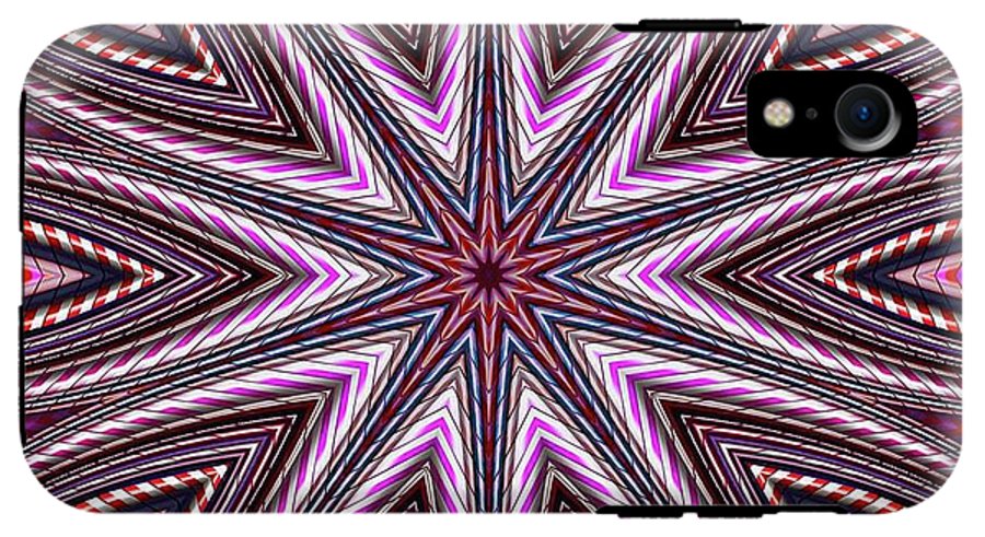 Candy Cane Kaleidoscope - Phone Case