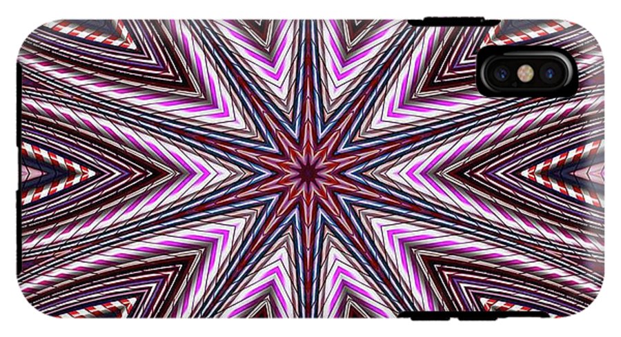 Candy Cane Kaleidoscope - Phone Case