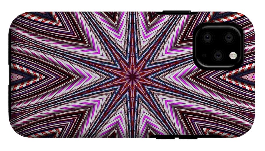 Candy Cane Kaleidoscope - Phone Case