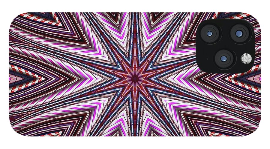 Candy Cane Kaleidoscope - Phone Case