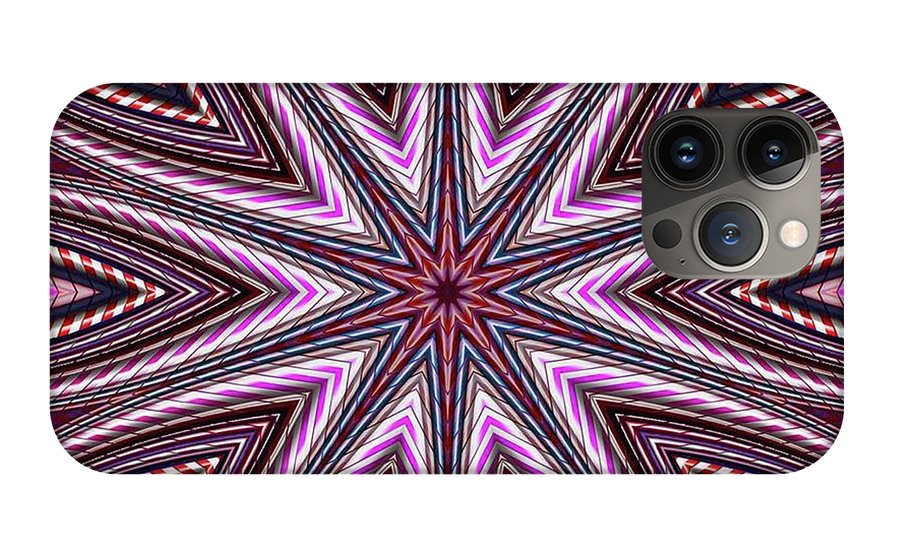 Candy Cane Kaleidoscope - Phone Case