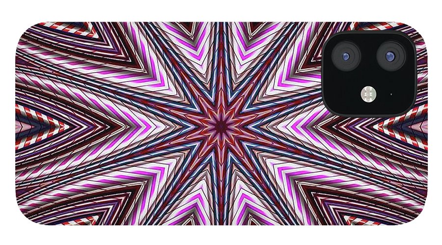 Candy Cane Kaleidoscope - Phone Case