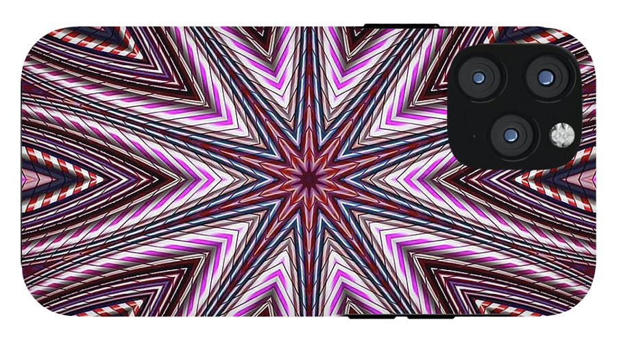 Candy Cane Kaleidoscope - Phone Case