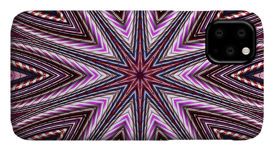 Candy Cane Kaleidoscope - Phone Case