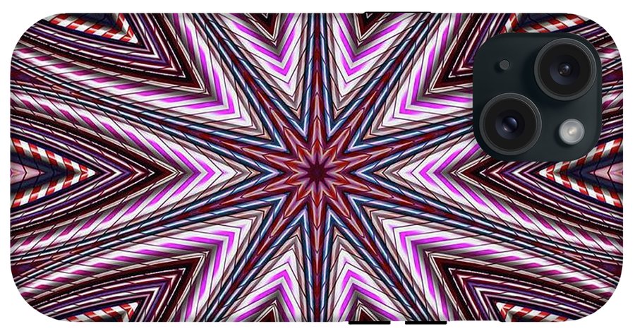 Candy Cane Kaleidoscope - Phone Case