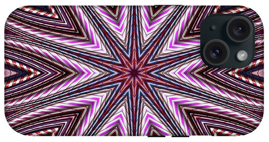 Candy Cane Kaleidoscope - Phone Case