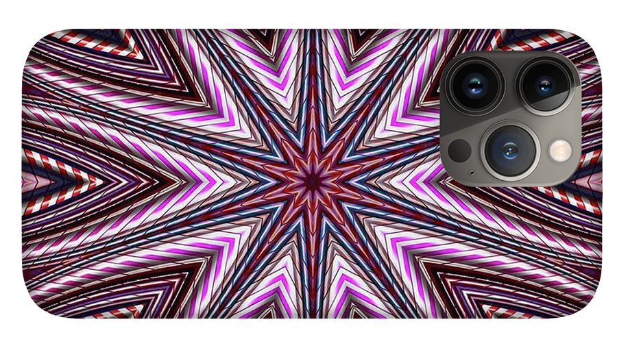 Candy Cane Kaleidoscope - Phone Case