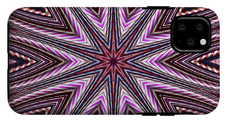Candy Cane Kaleidoscope - Phone Case
