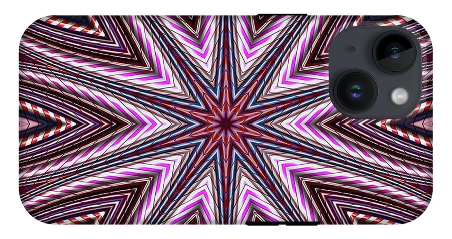 Candy Cane Kaleidoscope - Phone Case