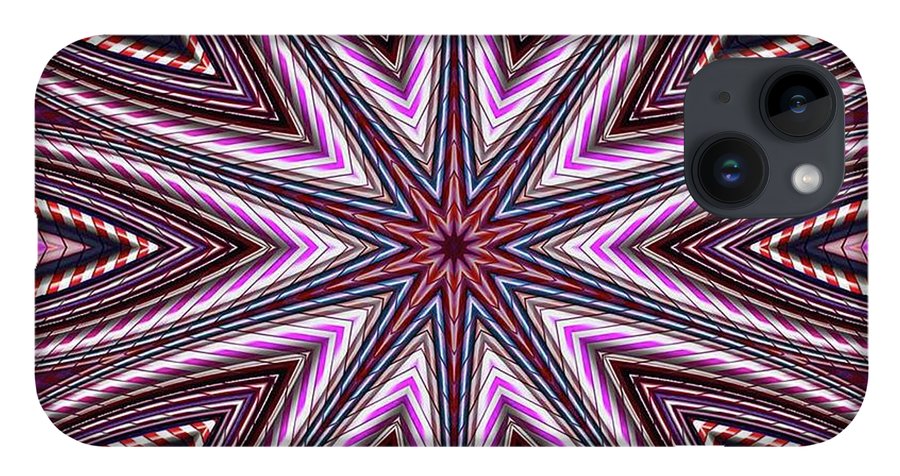 Candy Cane Kaleidoscope - Phone Case