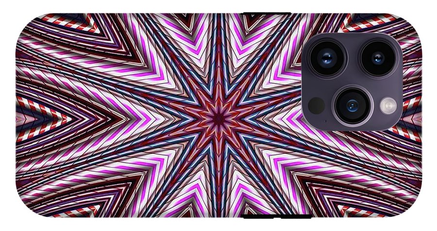 Candy Cane Kaleidoscope - Phone Case