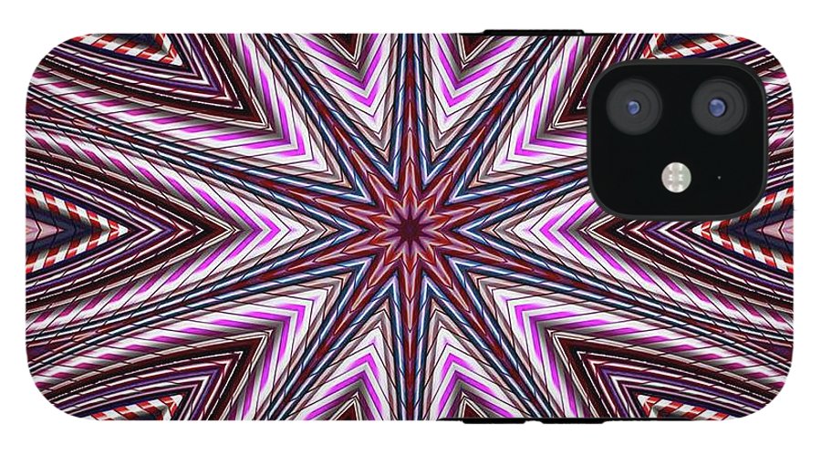Candy Cane Kaleidoscope - Phone Case