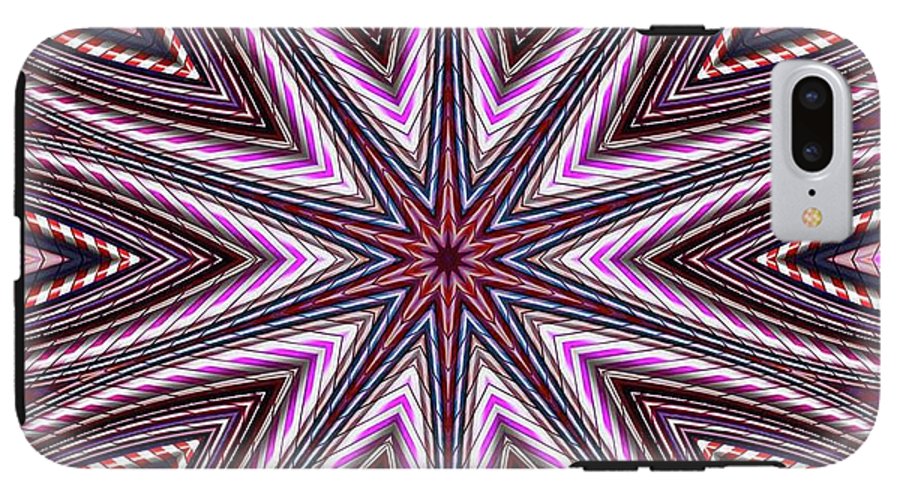 Candy Cane Kaleidoscope - Phone Case