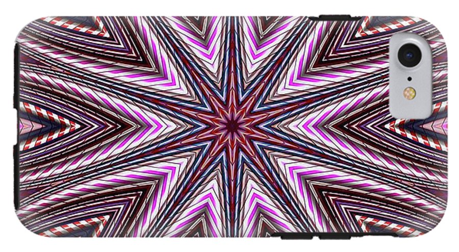 Candy Cane Kaleidoscope - Phone Case